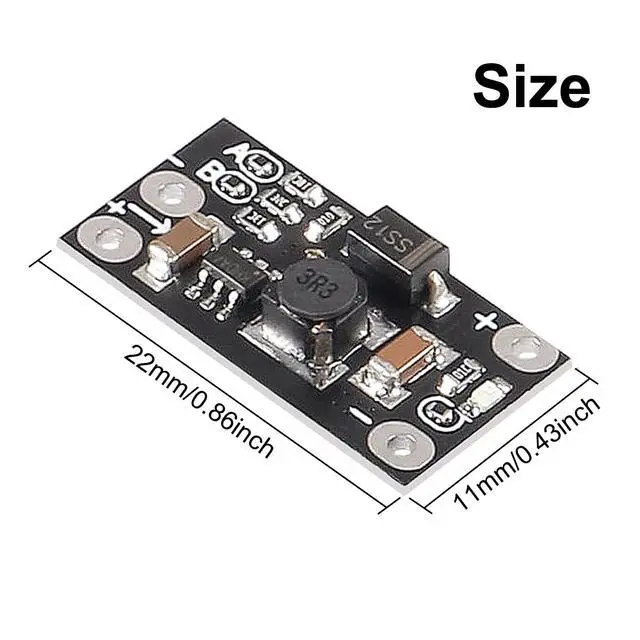 Alt view image 6 of 7 - 20Pcs Mini Boost Module 3.7V to 5V/8V/9V/12V Step Up Board 1.5A with LED Indicator DIY Voltage Multi-Function DC-DC Boost Converter Module 3.7V to 12V