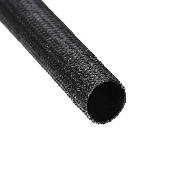 Alt view image 4 of 6 - Insulation Braid Sleeve,16.4Ft-10mm High TEMP Silicone Fiberglass Sleeve Black