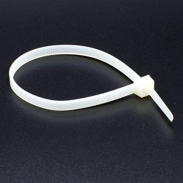 Alt view image 6 of 7 - 11-IN Zip Ties with Screw Mount for Indoor/Outdoor Use - Heavy-Duty Nylon Electrical Cable Ties for Wire and Cord Management - 100 Pack, White, 11 Inches