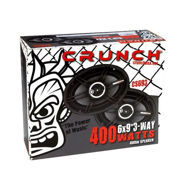 Alt view image 5 of 6 - CS693 Full Range 3-Way Car Speaker, 6 x 9-Inch