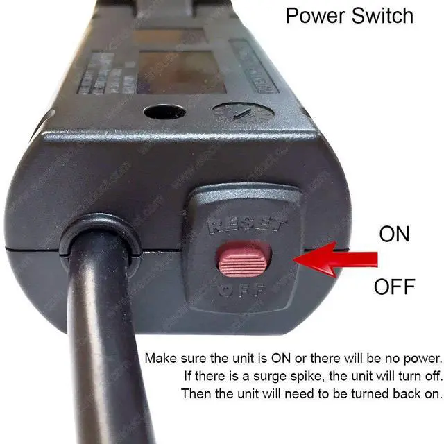 Alt view image 3 of 3 - Desktop Pull-Up PowerTap Grommet with Surge Protector and USB Charger 2.4 Amp (Black)