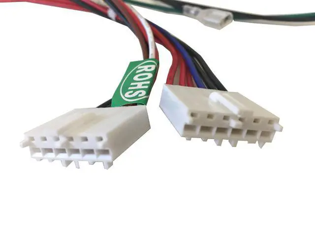Alt view image 3 of 4 - AYA 7" (7-Inch) ATX 20-Pin to AT P8+P9 6-Pin with Push Power Button Wires Converter Adapter