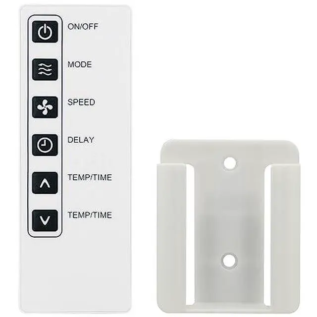 Alt view image 7 of 7 - Replacement Remote Control for GE Window Room Air Conditioner AHW05LZW1,AHC24DZH1,AHE18DZH1,AHH24DZ,AHE18DZ,AHC24DZ,AHW05LZ,WJ26X25653, with Holder