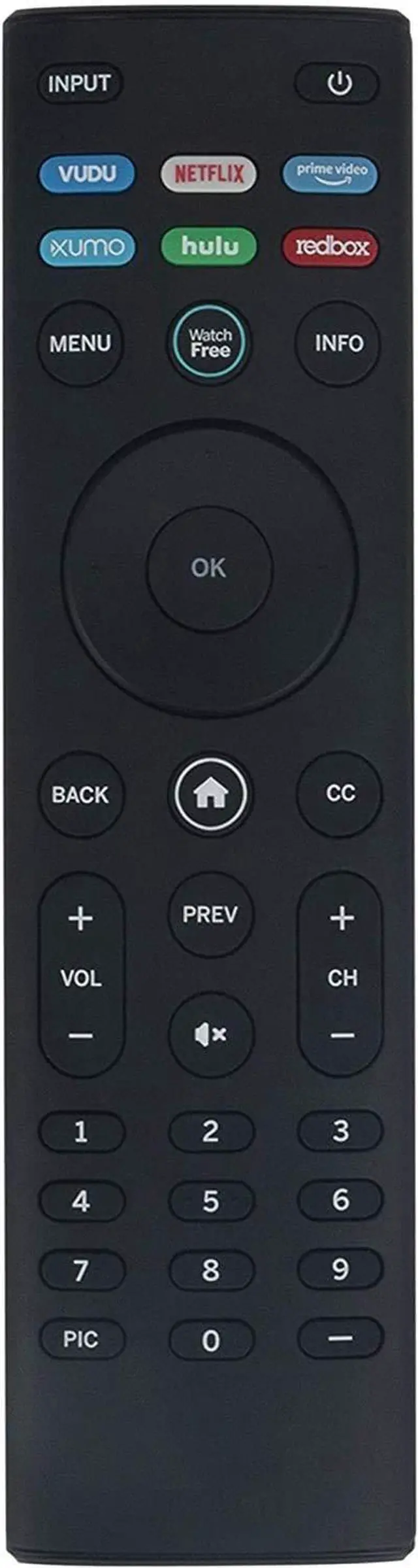 Main image of Replacement Remote Control Universal for Vizio Smart TV V405-G9 V405-H19 V405-H9 V505-H9 V585-H11 V605-H3 V655-H9 M65-F0 M65Q7-H1 M706-G3 D-Series E-Series M-Series P-Series PX-Series V-Series