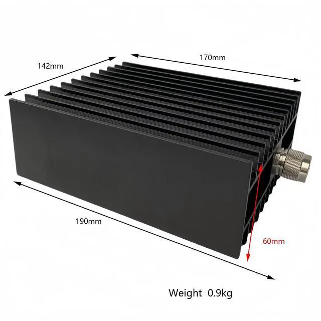 Alt view image 2 of 7 - 200W PL259 Dummy Load, DC to 1Ghz UHF 50 Ohm Dummy Load for Ham Radio | 200 Watt PL259 Dummy Load 50 Ohm DC-1GHz Low VSWR RF Terminator for Ham Radio Antenna SWR Testing & RF Measurement