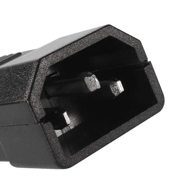 Alt view image 2 of 6 - 10Pcs AC250V 10A IEC320 C14 Male 3 Terminals Power Socket Adapter Connector