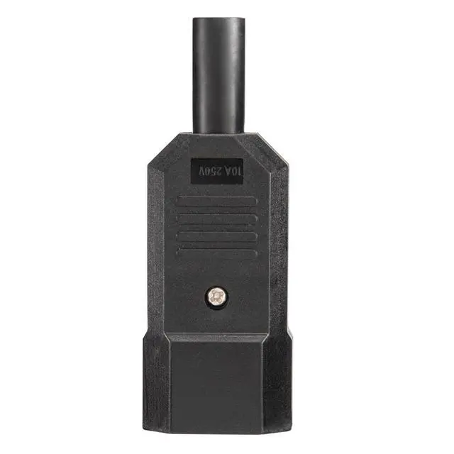 Alt view image 6 of 6 - 10Pcs AC250V 10A IEC320 C14 Male 3 Terminals Power Socket Adapter Connector