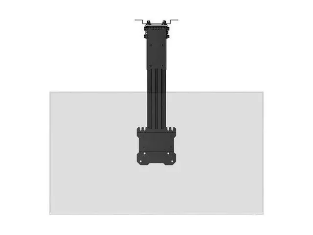 Alt view image 3 of 6 - Folding Ceiling TV Mount for TVs 10in to 40in, Max Weight up to 66lbs, Max Extension 15.7in, VESA Patterns up to 100x100 - Commercial Series