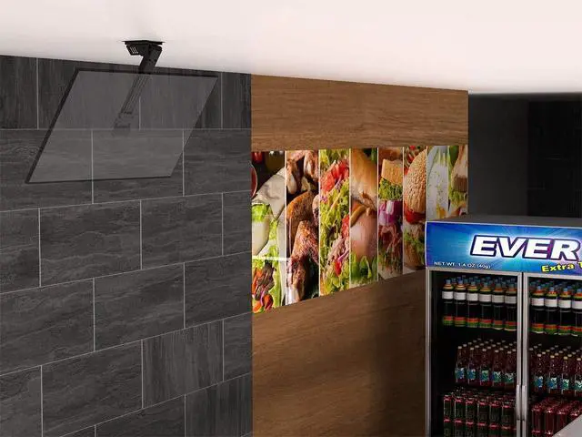 Alt view image 6 of 6 - Folding Ceiling TV Mount for TVs 10in to 40in, Max Weight up to 66lbs, Max Extension 15.7in, VESA Patterns up to 100x100 - Commercial Series