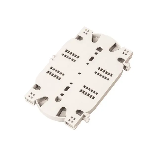 Alt view image 3 of 3 - 12/24 Cores New Material ABS Optical Fiber Splice Tray FTTH Optical Fiber Protection Box Fiber Optic Cassette2Pack a-001