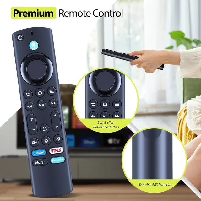 Alt view image 4 of 6 - NS-RCFNA-21 Rev G Voice Remote for INSIGNlA, Hisense Smart TV | for INSIGNlA F50 NS-70F501NA25 NS-75F501NA25 NS-85F501NA25,Hisense A7 75A7NF 65A7NF 43A7NF 55A7NF 50A7NF