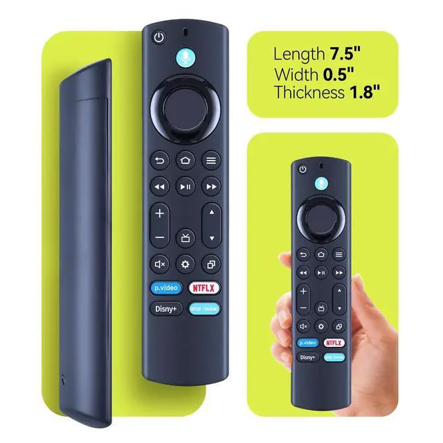 Alt view image 5 of 6 - NS-RCFNA-21 Rev G Voice Remote for INSIGNlA, Hisense Smart TV | for INSIGNlA F50 NS-70F501NA25 NS-75F501NA25 NS-85F501NA25,Hisense A7 75A7NF 65A7NF 43A7NF 55A7NF 50A7NF