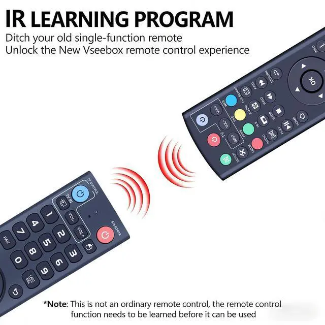Alt view image 5 of 7 - Replacement Remote Control for Super Box S1, S2, S3, S4, S5, S6, S5 Pro | also for Octastream Q1, Elite II, MAX IV, Elite Max, and MagaBox (Without Voice)