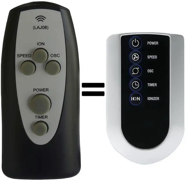 Main image of Replacement Remote Control for Lasko 2033666 2651 2654 2505 T48300 T48303 T42915 T48320 T48313 T48311 T42950 T48301 T48310 T42902 T42900 T36214