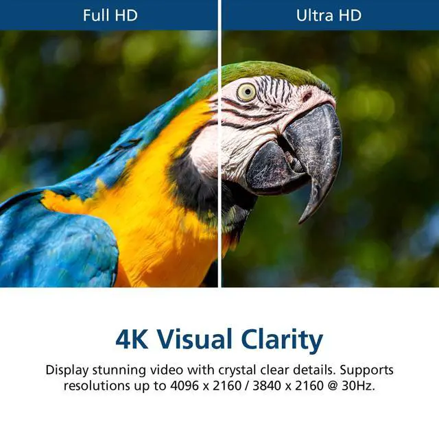 Alt view image 3 of 7 - VS182A HDMI Splitter 2 Out 2-Port 4K 1 in Connect PC Camera DVD Media Player in Up to 2 HDMI Displays Projector Monitor TV Out - Up to 4096 x 2160/3840 x 2160 60Hz - Metal