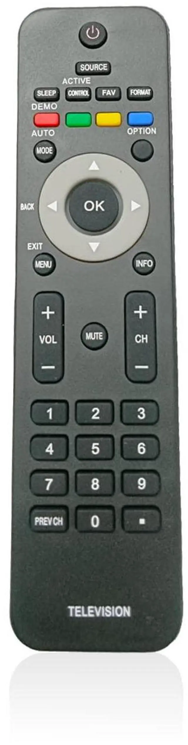 Main image of Replacement Remote Control Universal for Magnavox LED TV 42MF437B/37 42MF438B/F7 19MF338B/F7 26MF337B/27 32MF337B/27 37MF337B/37 313923814171 RC2033601/01 313923816951 RC2033603/01 26HF5335D27B