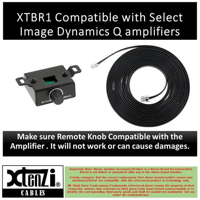 Alt view image 2 of 7 - Replacement Remote Knob Compatible with Image Dynamics Q Series Amplifier