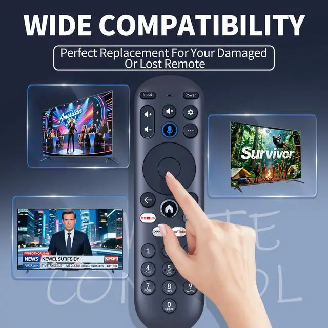 Alt view image 2 of 7 - Voice Replacement Remote Control Compatible with Xumo Stream Box 4K UHD Smart Spectrum TV