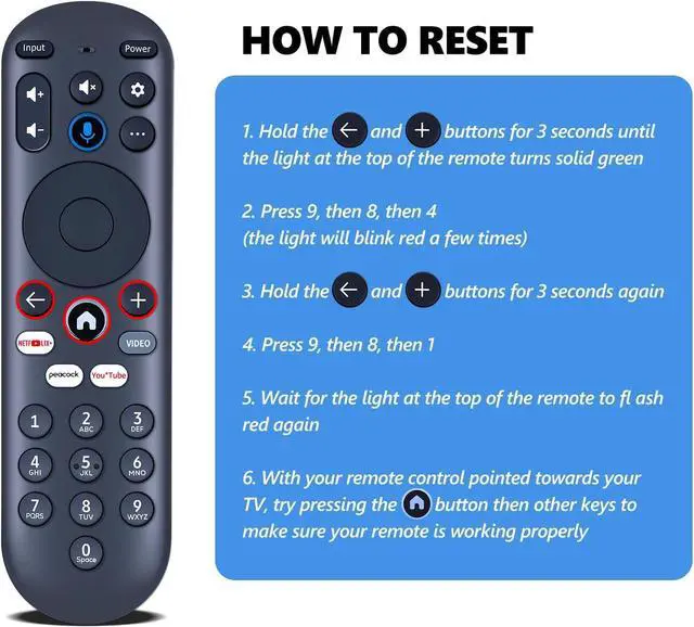 Alt view image 4 of 7 - Voice Replacement Remote Control Compatible with Xumo Stream Box 4K UHD Smart Spectrum TV