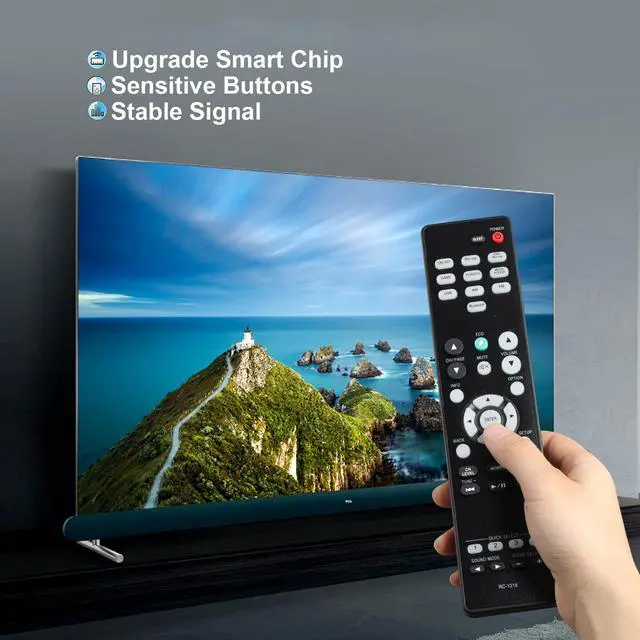 Alt view image 3 of 7 - RC-1216 Remote Control Fit for Denon AV Surround Receiver AVR-S530BT AVR-S540BT AVR-X550BT