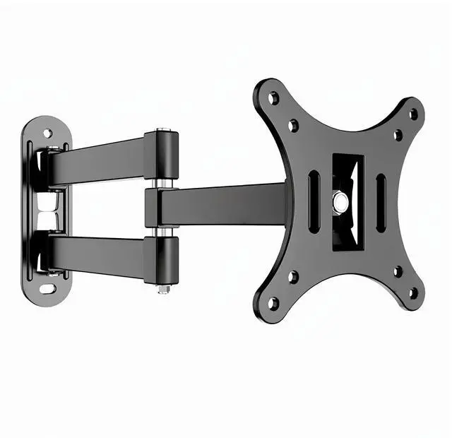 Main image of TV Monitor Wall Mount for 14" to 27" TVs and Flat Panels, LED LCD up to 18 Lbs, VESA 75x75mm to 100x100mm, Black