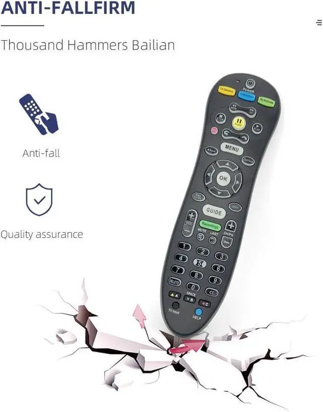 Alt view image 2 of 7 - S30-S1B Remote for ATT U-Verse Receiver, S30 Remote Replacement with U-Verse Receiver Cable Box ISB7005 ISB7000 IR Remote, No Setup Required