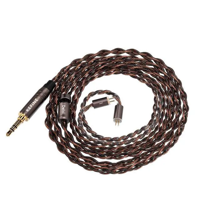 Alt view image 6 of 7 - Kefine Delci IEMs, Sinngle 10mm Dynamic Driver in-Ear Monitors, 1DD DLC + PU Diaphgram in-Ear Earphones with Detachable 0.78mm 2pin Cable(3.5mm)