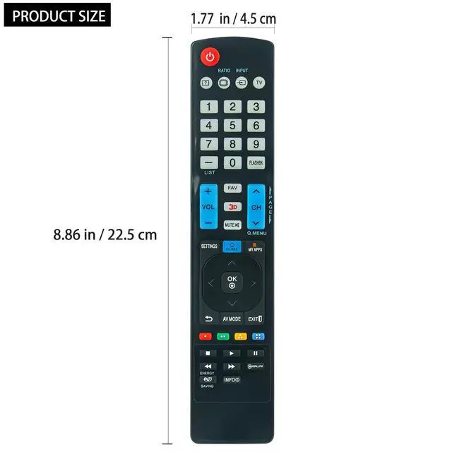 Alt view image 3 of 4 - AKB73615313 Replacement Remote fit for LG TV 65LM6200UB 60PM6700UB 60LM7200UA 60PM9700UA 55LM9600UC 55LM7600UA 47LM6200-UE 47LM8600 50PM6700