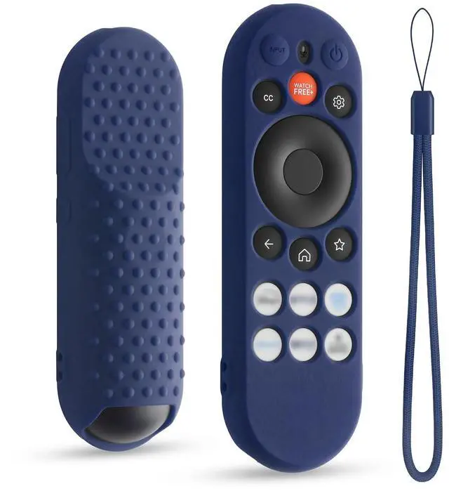 Main image of Silicone Cover for Vizio Xrt290 Remote,Protective Case Compatible with Onn/Vizo Tv Xrt181/Xrt290/Wrt290/Xrt29x Remote,Anti-Slip with Lanyard (Dark Blue)