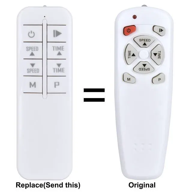 Alt view image 2 of 7 - Replacement Remote Control for ADVENOR YYOJ, Powerfit Elite E383 ETF002M-H | for FEIERDUN FEDVP-TLA-BK FEDVP-TLA-BU, EILISON FitMax KM-818-1, ROTAI ROTVP003-P ETF023CW Vibration Plate Exercise Machine