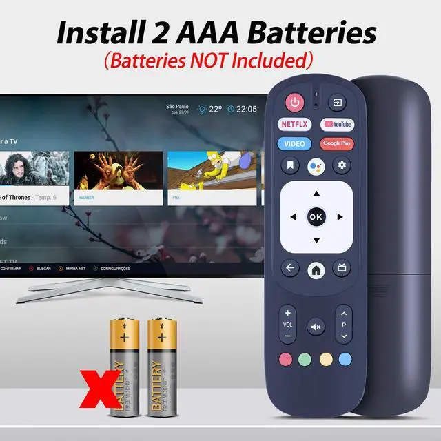 Alt view image 7 of 7 - New RM-C3287 Replacement Voice Remote Control Commander Compatible with JVC Smart Android TV