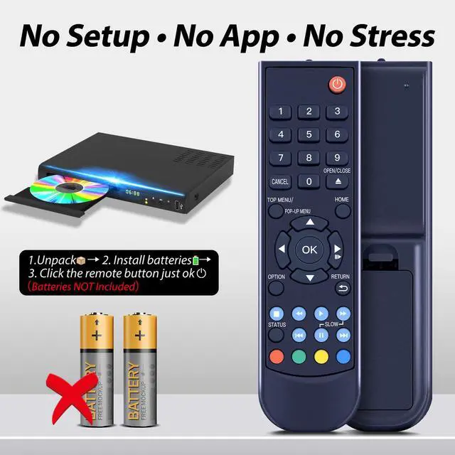Alt view image 6 of 7 - New N2QAYA000205 Replacement Remote Control Applicable for Panasonic Blu-ray Player DP-UB150-K DP-UB154P-K DP-UB150 DP-UB154 DP-UB159 DP-UB450 DP-UB820EB DP-UB420EB DP-UB320EB DP-UB450EBK