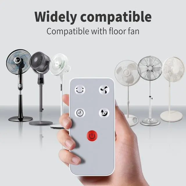 Alt view image 2 of 7 - Replace Remote for LIPETY F9/CooCoCo CO-P11B Portable Foldable Fan | Easy pairing,Responsive control