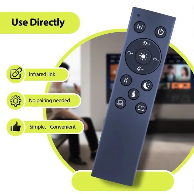 Alt view image 2 of 7 - Remote Control for Aisutha/Xinp/Bricosmocon LED Floor Lamp | for Mixinlei/Tigial/Marctronic/PACOVY/AManLife/AUZONIMICS/Mukuxin/BoostArea Seaside village