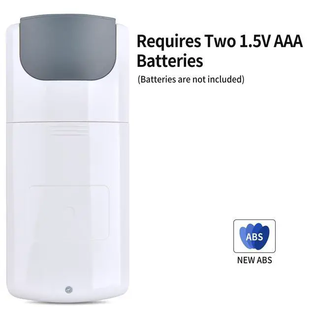 Alt view image 5 of 5 - Remote Control for Whirlpool Small Room Window Air Conditioner | WHAW061CW WHAW101CW WHAW121CW WHHW182BW WHAW242CW