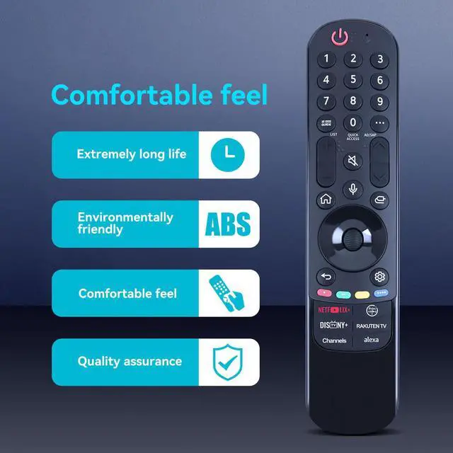 Alt view image 3 of 7 - MR23GN Replacement Magic Remote for LG MR24GA with Voice and Pointer for 2023 and 2024 LG TVs AKB76045003 OLED42C4PUA OLED48B4AUA OLED48C4AUA OLED48C4PUA OLED55B4AUA OLED97G4WUA OLED83C4PUA