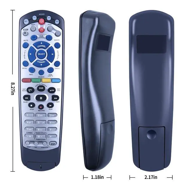Alt view image 6 of 6 - New IR Remote Control Replaced for Dish Network 20.1 IR Satellite Receiver TV DVD VCR