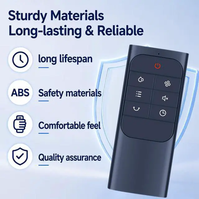 Alt view image 3 of 7 - Replacement Remote Control for DREO Evaporative Air Swamp Cooler DR-HEC001