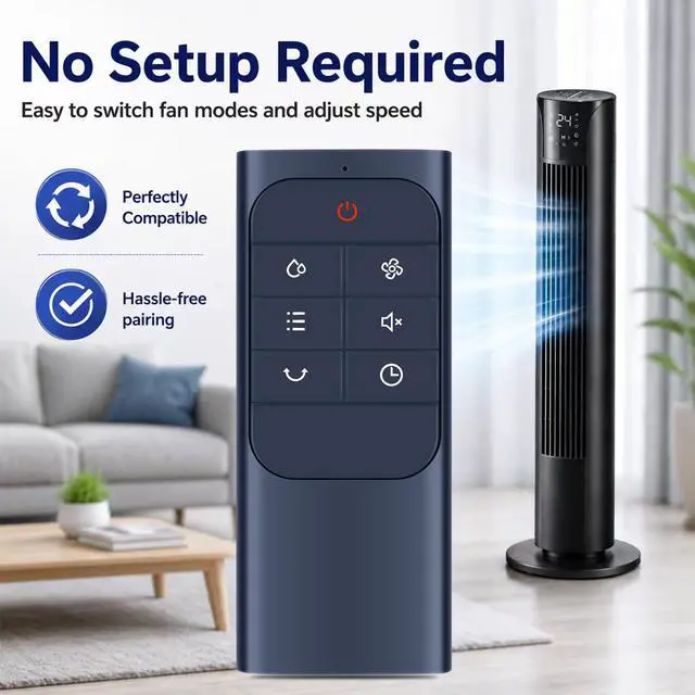 Alt view image 4 of 7 - Replacement Remote Control for DREO Evaporative Air Swamp Cooler DR-HEC001
