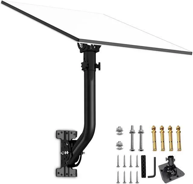 Main image of Starlink Standard Gen 3/4/4X Wall Mount, Adjustable Tilt | Aluminum Alloy Adapter, Heavy Duty Pivot Roof Mounting Kit for Standard Gen 3/4/4X Dish