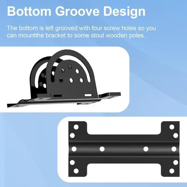 Alt view image 5 of 7 - Starlink Standard Gen 3/4/4X Wall Mount, Adjustable Tilt | Aluminum Alloy Adapter, Heavy Duty Pivot Roof Mounting Kit for Standard Gen 3/4/4X Dish