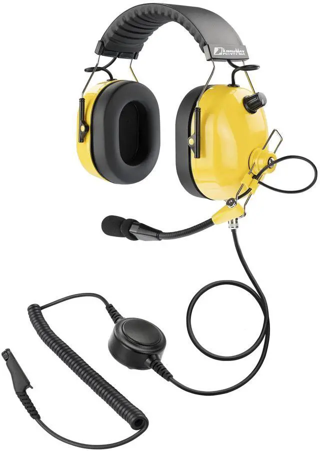 Main image of AHDH0042-YW-M17 Over The Head Noise Cancelling Headphone Compatible with Motorola MOTOTRBO R7 MXP600 ION APX N70 N50 N30
