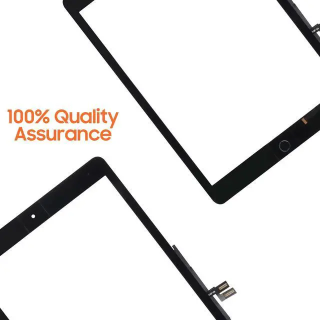 Alt view image 3 of 7 - for iPad 9th(Gen) Screen Replacement Touch Screen for iPad 2021 10.2 for iPad 9 Digitizer Replacement A2604 A2603 A2602 Screen Glass Sensor Black+Home Button+Installation Video