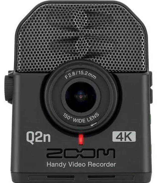 Alt view image 3 of 7 - Q2n-4K Handy Video Recorder Bundle | For Music Video & Livestreaming + 64GB microSDXC Memory Card + Card Reader + XLR Cable + Cleaning Kit + Wire Straps