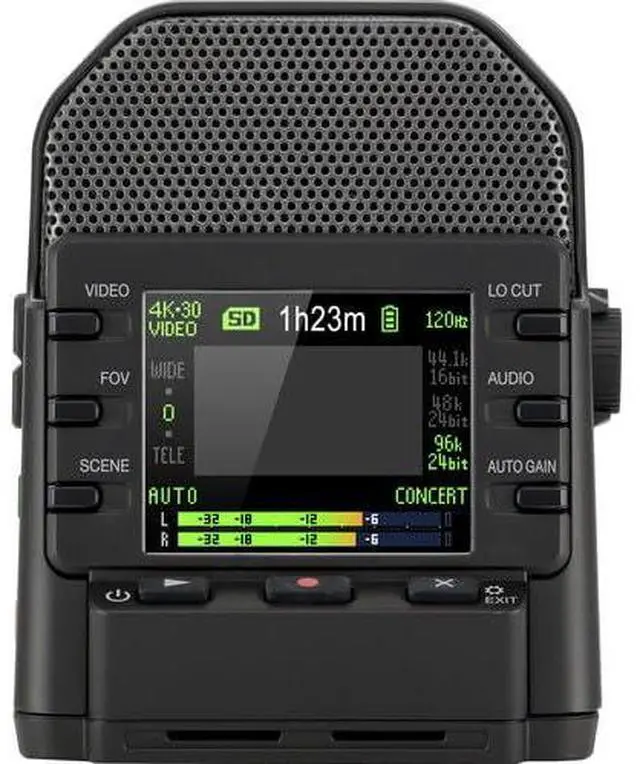 Alt view image 4 of 7 - Q2n-4K Handy Video Recorder Bundle | For Music Video & Livestreaming + 64GB microSDXC Memory Card + Card Reader + XLR Cable + Cleaning Kit + Wire Straps