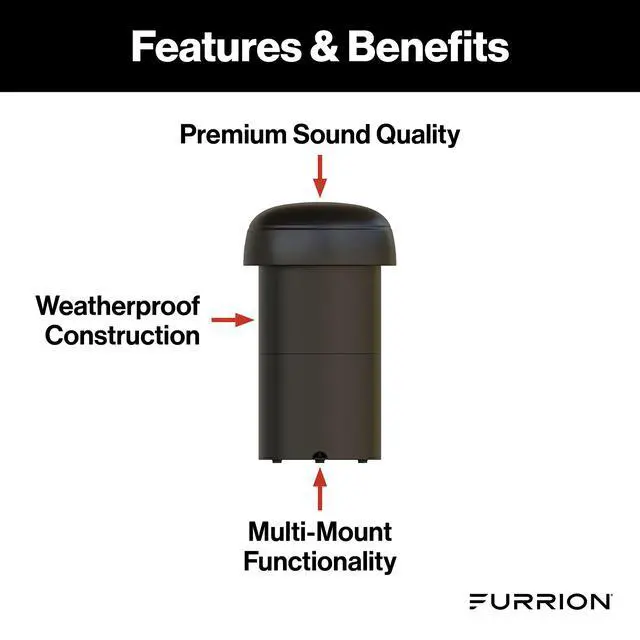 Alt view image 3 of 4 - Aurora 8" Terrace Series Outdoor Multi-Mount DVC Subwoofer for Patios, Decks and Gardens 2022323834