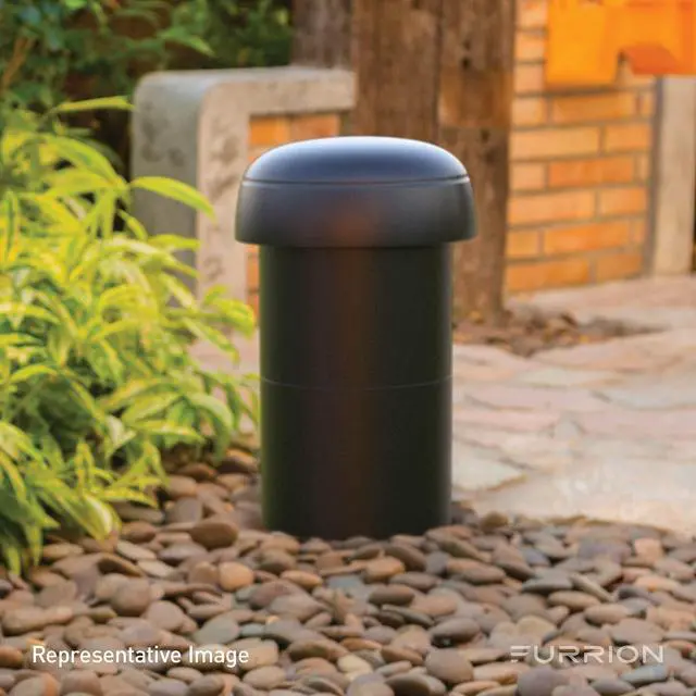 Alt view image 4 of 4 - Aurora 8" Terrace Series Outdoor Multi-Mount DVC Subwoofer for Patios, Decks and Gardens 2022323834