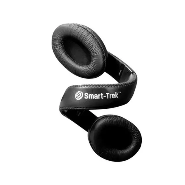 Alt view image 3 of 6 - SmartTrek Deluxe OverEar Headphones 10Pack, InLine Volume Control, 3.5mm Plug, Leatherette Cushions, Durable DuraCord, Adjustable Headband Black (ST1BK)
