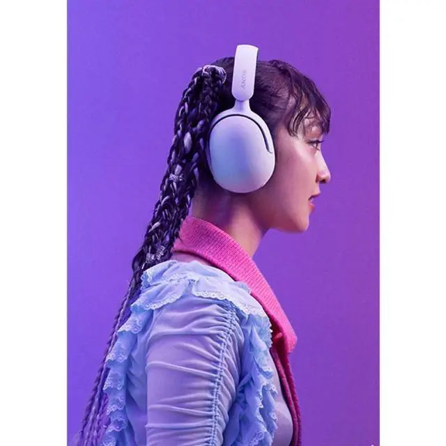 Alt view image 7 of 7 - INZONE H5 Wired and Wireless Gaming Headset Bundle (White) | Metal Alloy Headphone Stand, Sound Field Tailored to You, Richer Hghs, More Powerful Lows, 40 mm drivers, (2 items)