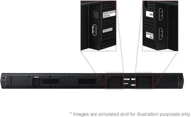 Alt view image 5 of 7 - Soundbar, S-Series (HW-B650F), 3.1 Ch DTS Virtual: X - Black, Q-Symphony, Voice Enhance Mode, Wireless Surround Sound Compatible. Adaptive Sound, Movie & Gaming